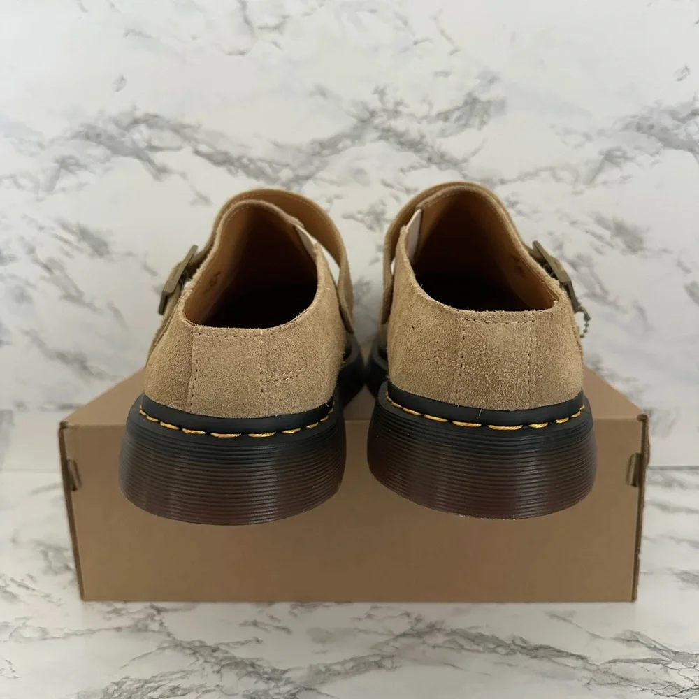 Dr. Martens Isham Charles Stead Suede Mules Slip On Shoes Casual Doc Men’s Sizes